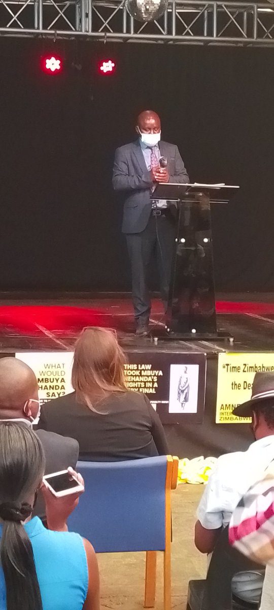 Key note address on behalf of Hon Ziyambi by Tapiwa Godzi <a href="/euinzim/">EU Delegation to Zimbabwe 🇪🇺</a> <a href="/amnesty_zim/">Amnesty International Zimbabwe</a> <a href="/MoJLPA/">Ministry of Justice, Legal & Parliamentary Affairs</a>