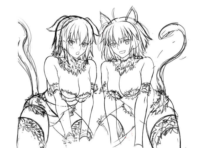 ラフです♪
月姫ばっかりでごめんなさい♪ 