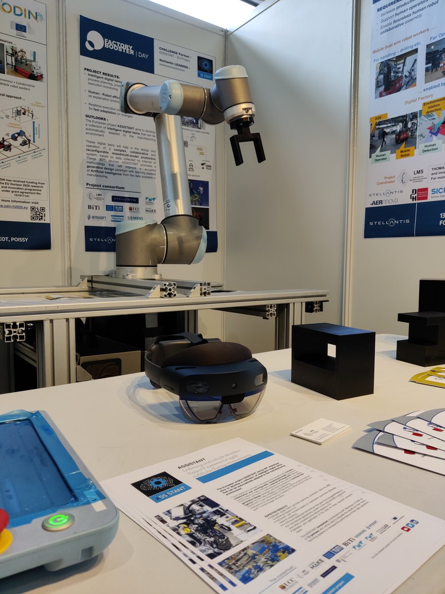 Yesterday our partner LMS had a booth in STELLANTIS Factory . ASSISTANT methodology and the expected results were presented by our colleagues Christos Gkournelos and Eleni Tzavara.
Stay connected to ASSISTANT updates by subscribing to our newsletter:  lnkd.in/d33xH-Mn