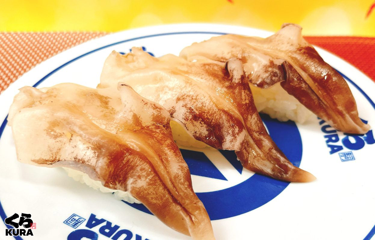 無添くら寿司 公式 とり貝三貫盛り 風味豊かな大人気の高級貝 とり貝ならではのコリコリした食感に ほのかな甘みと香りがクセになる T Co Kabcla4wzw Twitter