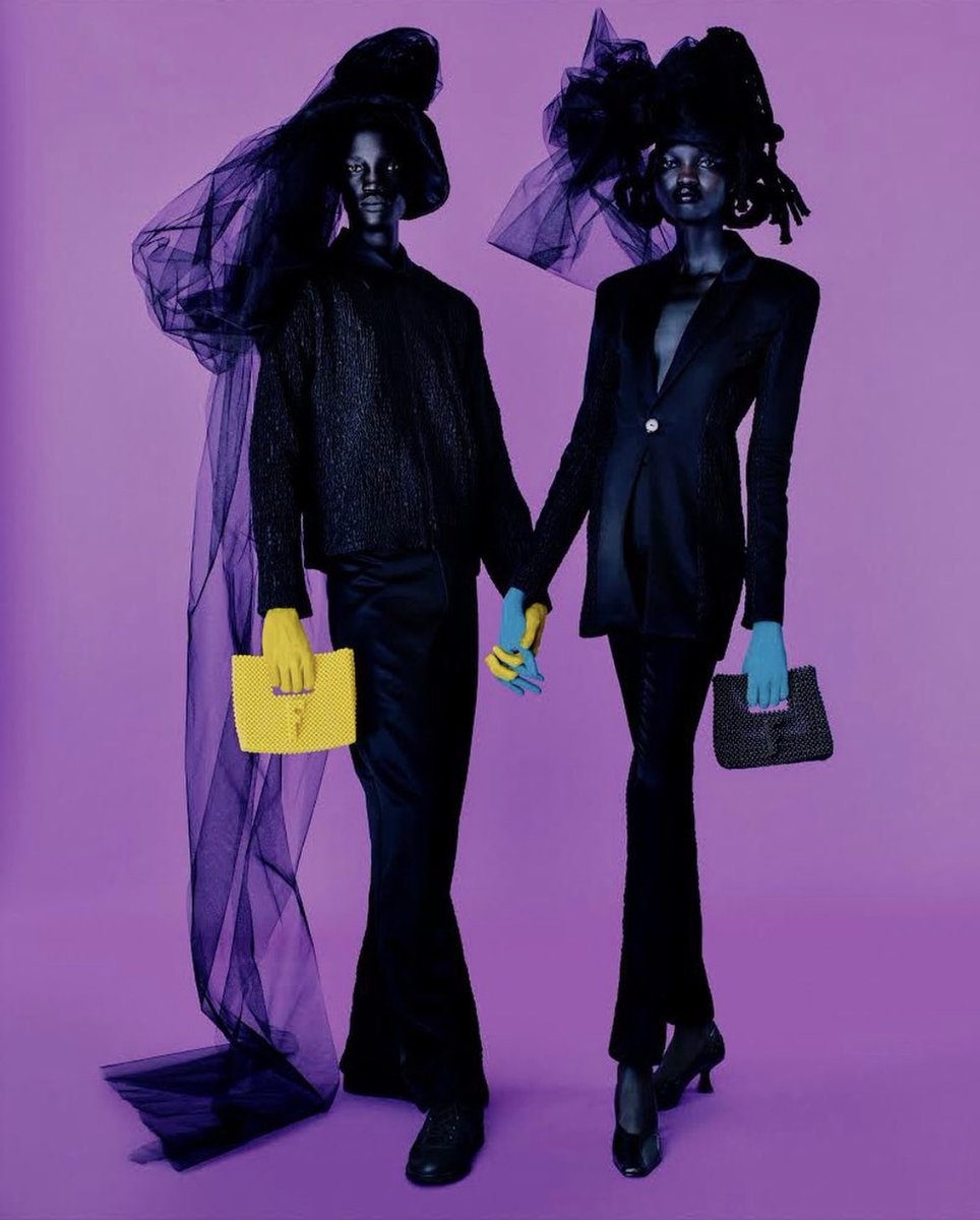 AfricanFashFndn's tweet photo. Drawing on nomadism features, #Feben explores the visual codes of of Black life by taking an avant garde approach in their creations. https://t.co/rH5i4vUKPu