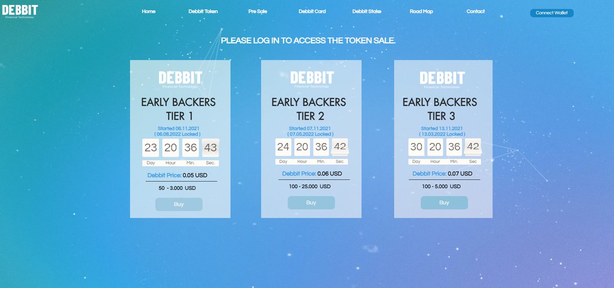 Countdown has begun, deadline for pre-sales 
(06.11.2021)
debbitfinance.com
#debbitfinance #finance #presale #tokensale #financedebbit