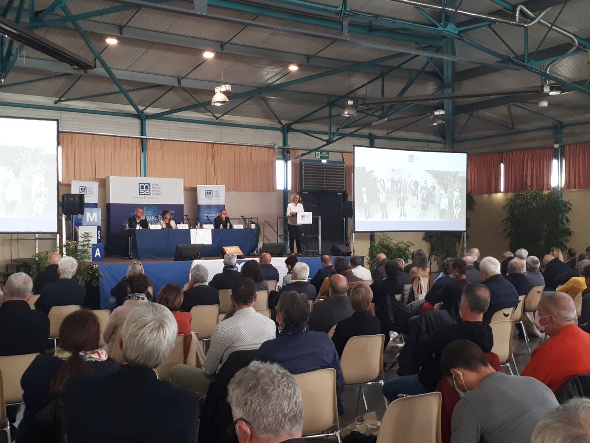 Marie-Claude Salignon, présidente de la #MSAAlpesVaucluse rappelle toute l'importance du rôle des élus, véritables sentinelles du monde agricole: "action sociale, prévention, signalement de de difficultés... le rôle d'un élu MSA est de cultiver la solidarité permanente".