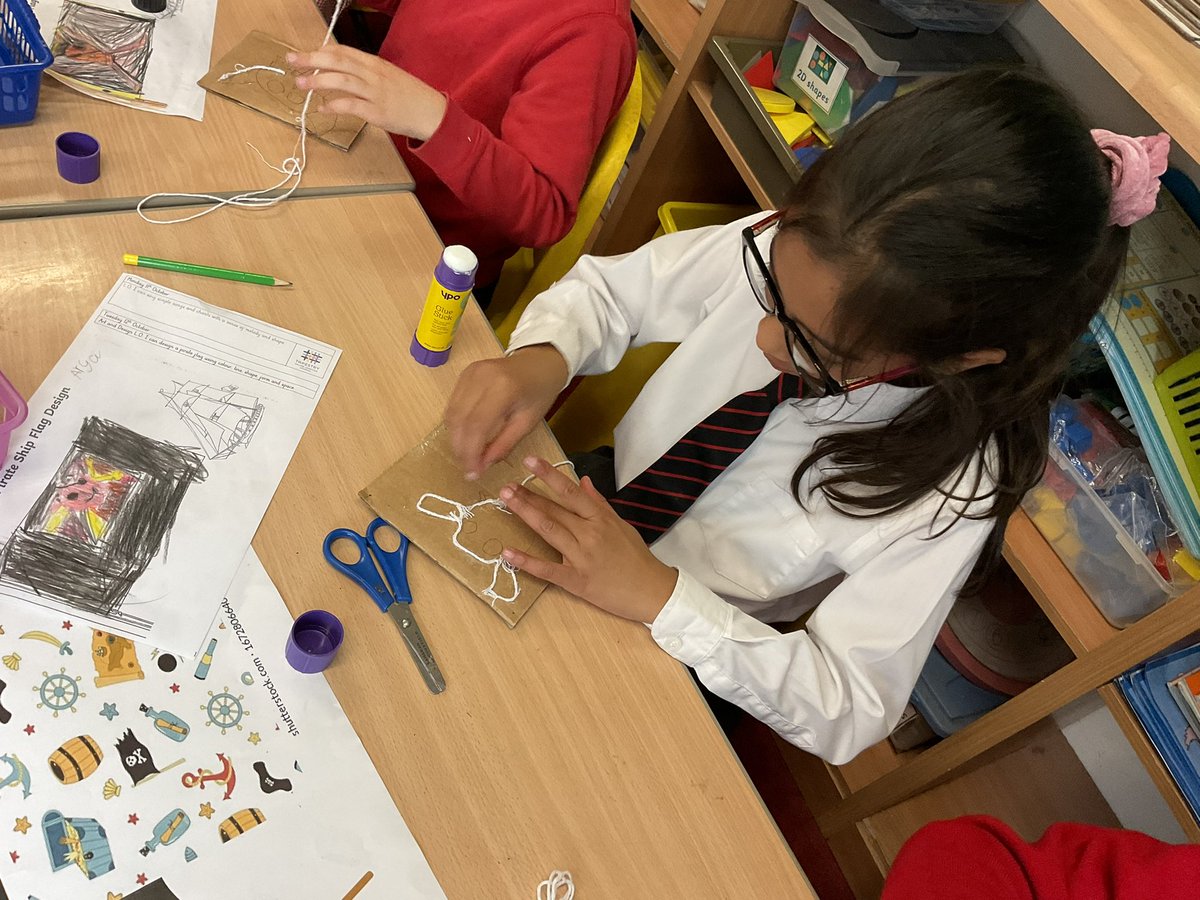WhetstoneYear2's tweet photo. Year 2 have been singing sea shanties and designing their own pirate flags. They’ve all worked really hard to turn their designs into printing blocks ready to print their flags next week. Well done Year 2! https://t.co/8dTI4qDnO7