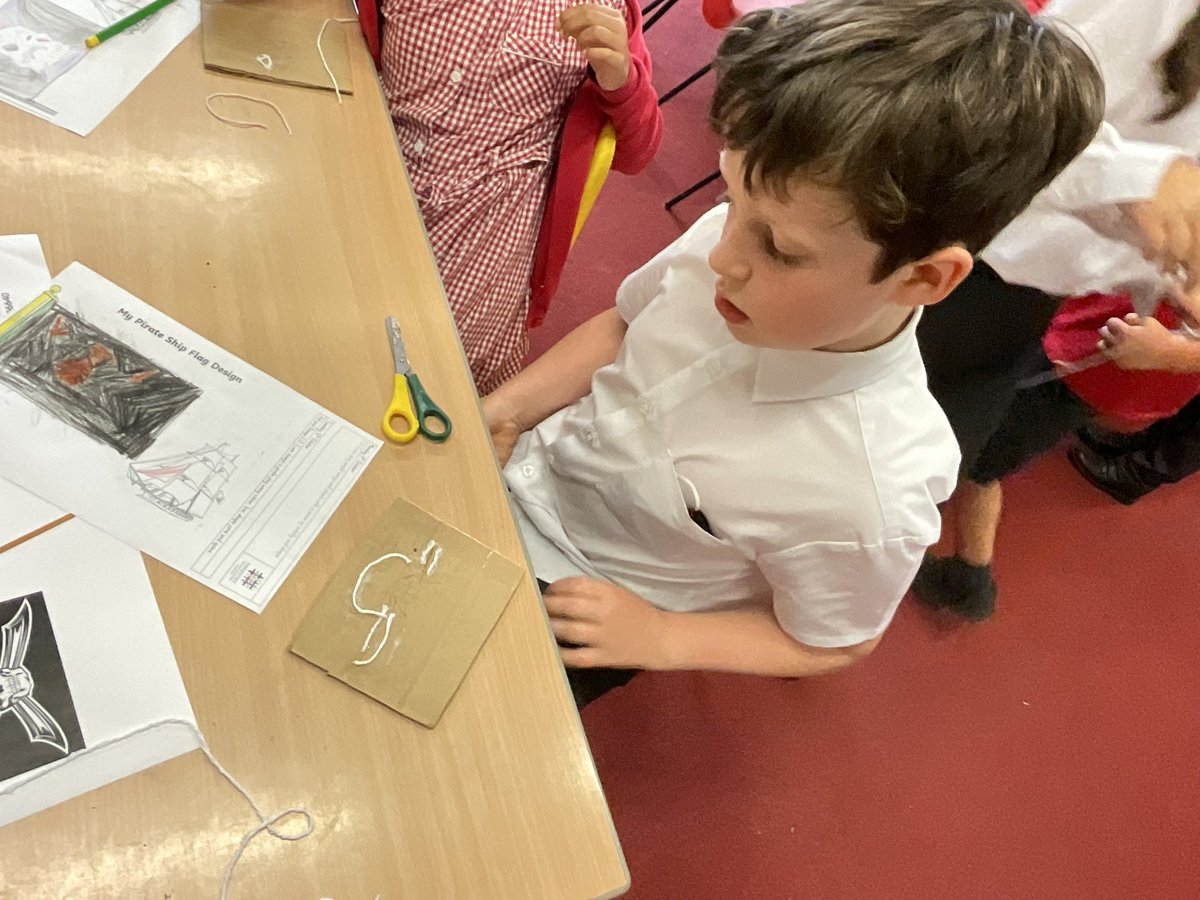 WhetstoneYear2's tweet photo. Year 2 have been singing sea shanties and designing their own pirate flags. They’ve all worked really hard to turn their designs into printing blocks ready to print their flags next week. Well done Year 2! https://t.co/8dTI4qDnO7