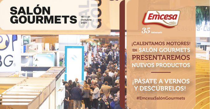 MEDIATOOLStv's tweet photo. #SalonGourmets #concurso para #microbloggers:
Seguir @EmcesaCarnicos en twitter
Publicar un post desde tu cuenta de Twitter, con foto del stand de Emcesa de la Feria @SalonGourmets
Tags: @EmcesaCarnicos #EmcesaSalónGourmets #SalónGourmets #SG21 👇
https://t.co/8sQoknOTat https://t.co/GgK73Vcv47