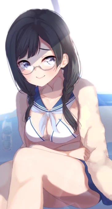 #秋だけどまだ全然暑いので水着絵再掲してもいい 