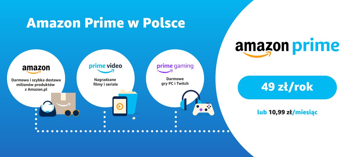 LBRelations's tweet photo. #Amazon #Prime już w Polsce!
https://t.co/ZOsY6sdnkg https://t.co/VEea3moo2m