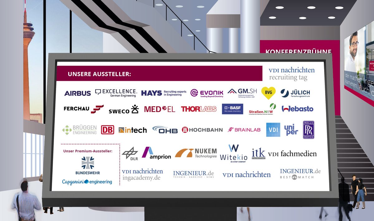 Heute bis 14:00 Uhr öffnen wir wieder die virtuellen Tore unserer digitalen #Karrieremesse für Ingenieur*innen und IT-Ingenieur*innen! Meldet euch jetzt noch an: ingenieur.de/recruiting-tag…

Seid ihr dabei?