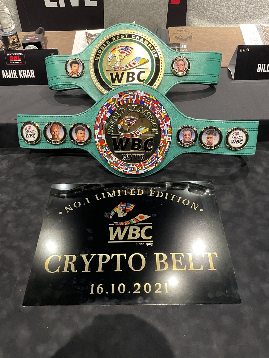 OFFICIAL WBC CRYPTO BELT