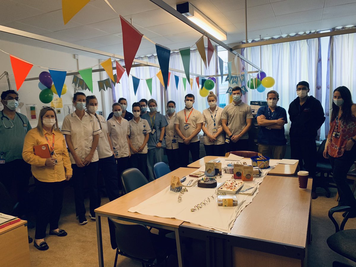 EmilyD_PT's tweet photo. Happy #AHPsday2021 to all my colleagues! We are celebrating in style here on MTW @LivHospitals @AlexSpearritt @AintreeMTC @OtStell @helen_ashcroft @Lpemberton_slt @DayOneTrauma @wicksyontour @LUHFTAHPs @Drlyndonmason @RishiMukher @ClagueAlice @NiktheSurgeon https://t.co/cEDrsLPzl7