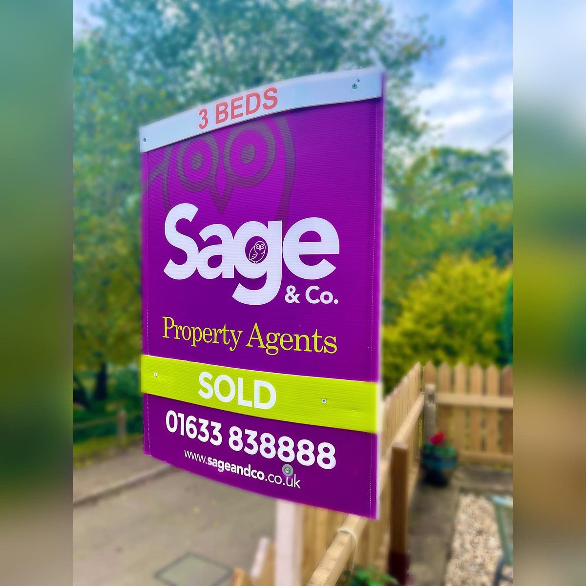 💜🪧 WOULD YOU LIKE TO SEE ONE OF THESE ON YOUR PROPERTY? 🪧💜

Why not contact a KNOWLEDGEABLE and RELIABLE agent with over 35+ years experience in the industry, like Sage &amp; Co? 🏡🦉
__________________

Give our office a call today to discuss your requirements, on 01633 838888📞