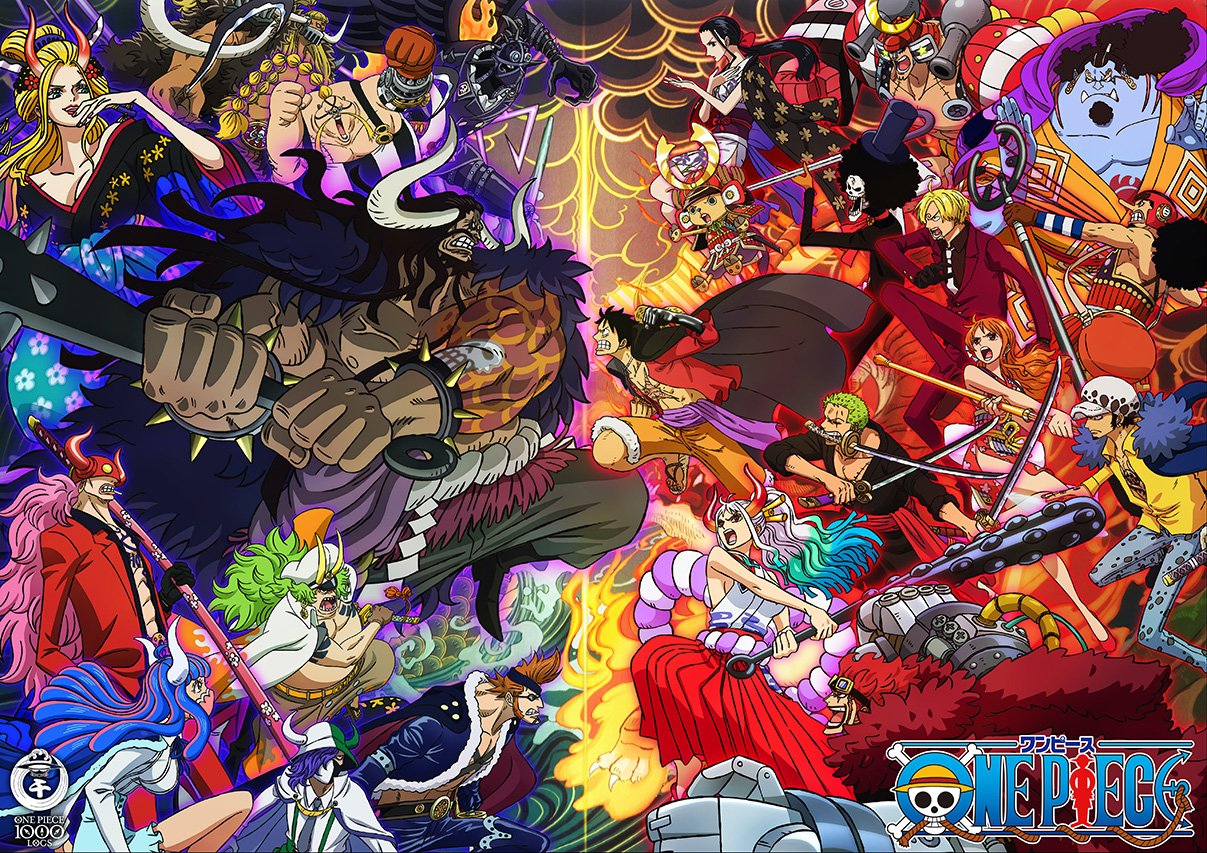 One Piece Celebrates Episode 1,000 With New Visual