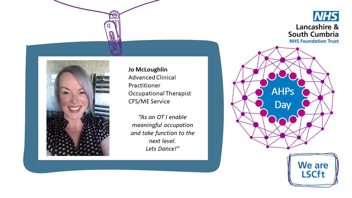 Our OT's are key members of our AHP family @WeAreLSCFT @LSCFT_OTs here's one of our Advanced Clinical Practitioners another aim for the Trust to ensure expertise in our AHP workforce #Opportunities #Success #Celebrate #Inspire #Connect #StrongerTogether2021 #AHPsday2021 #AHP