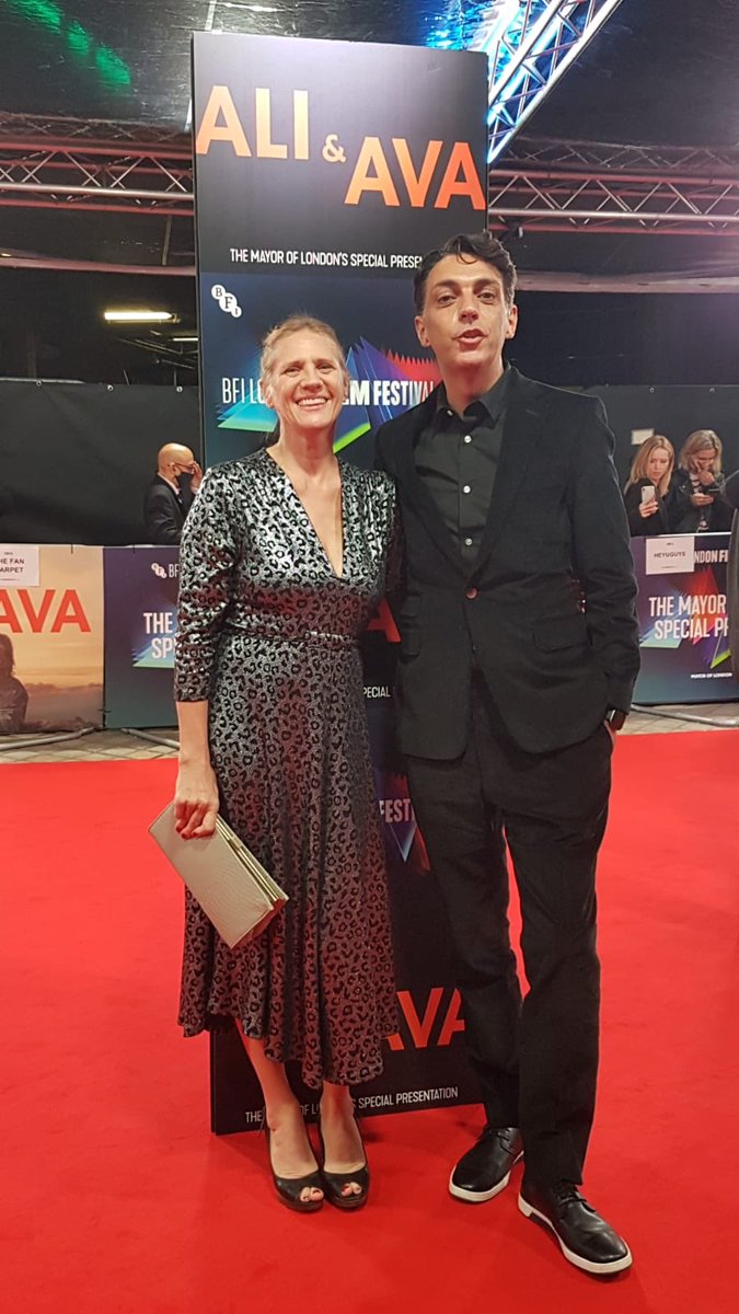 Had a great time with Kerry Michaels at #LFF special presentation of #aliandava directed by #ClioBarnard. Congratulations to the filmmakers and cast! Thanks #Filmlondon for the invite. Hope my feature film is showing in the festival next year.🤗#Kerrykyriacosmichaels #indiefilm #