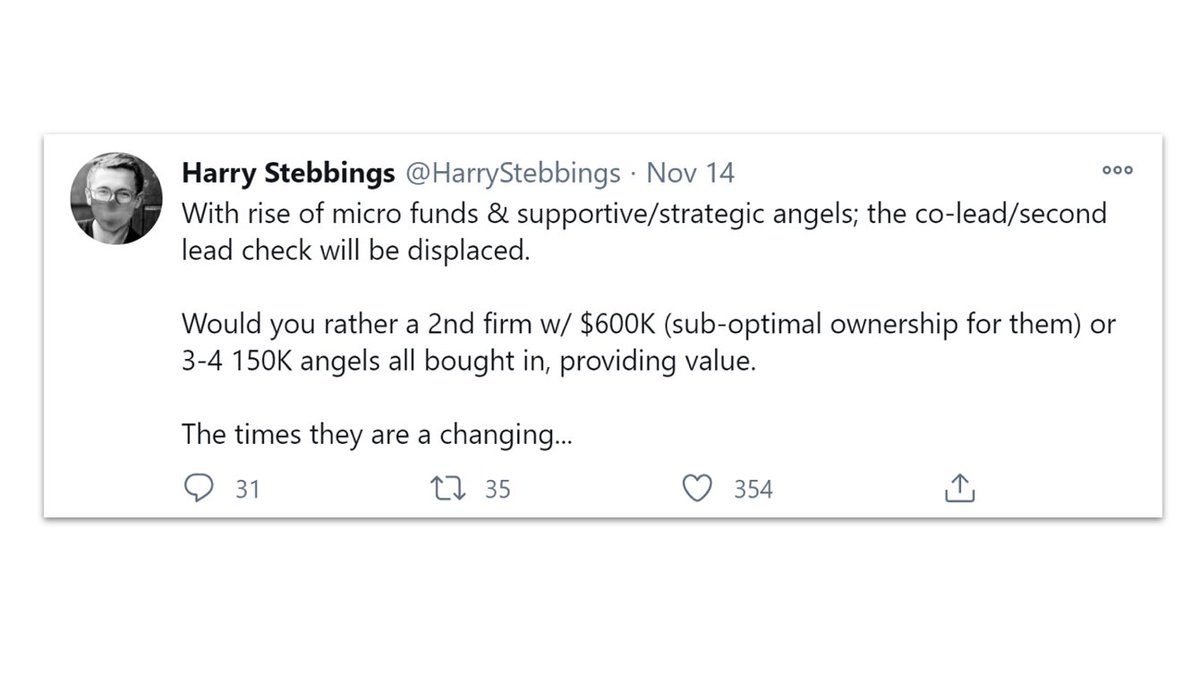 Big funds are not the greatest threat to early-stage VCs, it's the operator angels (OAs)👼

<a href="/MotwaniSuhas/">suhas motwani</a> &amp; I are curating a DB of OAs 👼 for founders in India who can bring strategic value + $$$ early on.

If you're one or know any, pls tag them🙏🏼👇🏻

🔗: airtable.com/shrDaoH0Fb7rJc…