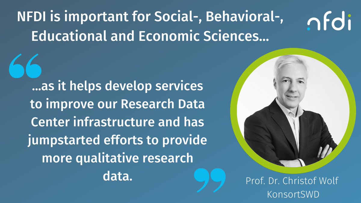 NFDI_de's tweet photo. Learn more about #datacenters in Social-, Behavorial-, Educational and Economic Sciences.
➡️Infos on the @KonsortSwd homepage: https://t.co/Q7oxa6BmFW

#1yearNFDI #NFDI #NFDIrocks #FDM #RDM #OpenScience https://t.co/5S80XZa23v