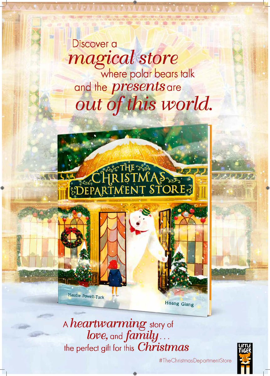 illoagency's tweet photo. It's publication day!! Congratulations to Hoang Giang and the team at @LittleTigerUK for The Christmas Department Store, available to buy now! Written by Maudie Powell-Tuck https://t.co/UzNu4niByD