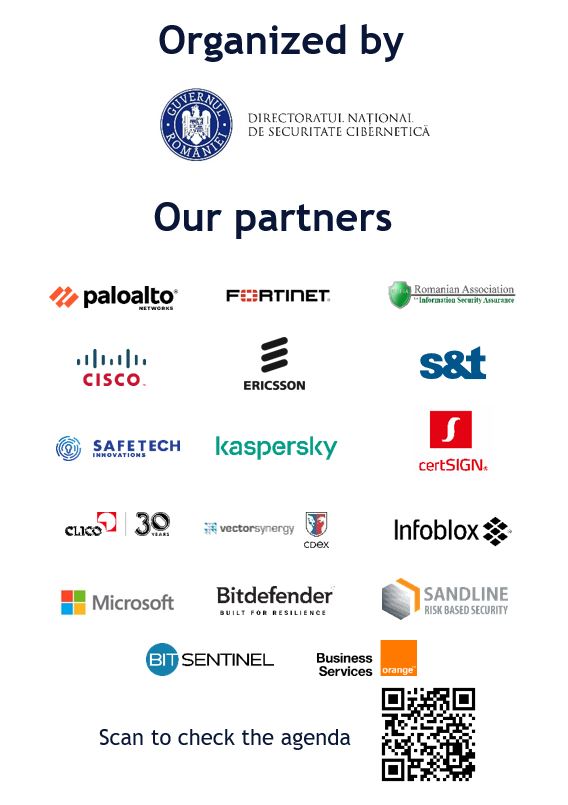 DanCimpean's tweet photo. Really happy about the 2nd day of #CERTCON11 conference organized by @DNSC_RO with great support received from our sponsors and partners 🇪🇺🇷🇴
A big THANK YOU to all for your involvement !
#cybersecurity #infosec #digital #conference #partnership #Bucharest #Romania #DNSC https://t.co/CquUlB24bF