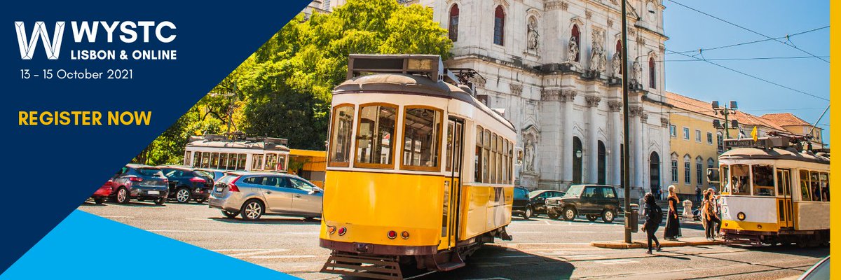 The World Youth and Student Travel Conference is the annual trade event for the global youth travel industry.
Lisbon &amp; Online, 13-15 October 2021. 
<a href="/WYSTC/">WYSTC</a>
#WYSTC
#WeDoTourism