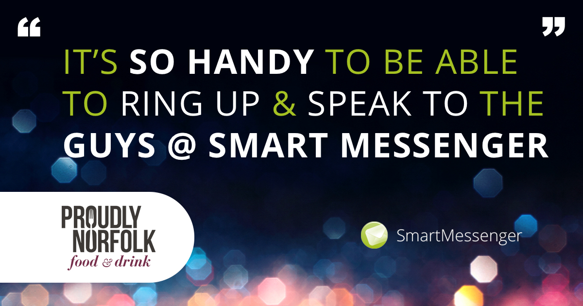 We pride ourselves on our customer service. We are always on the end of the phone smartmessenger.co.uk @ProudlyNorfolk @BuyLocalNorfolk #NorfolkB2B21 #emailmarketing