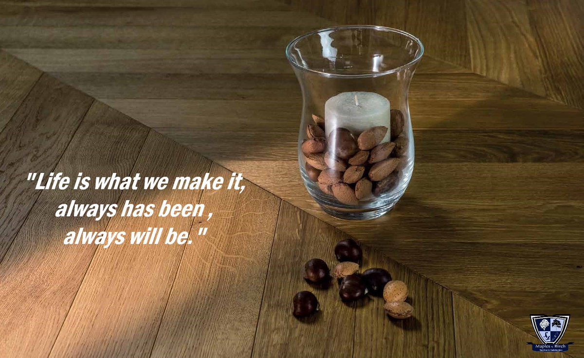 Thursday Inspiration.

Quote of the day💫

"Life is what we make it, always has been, always will be"