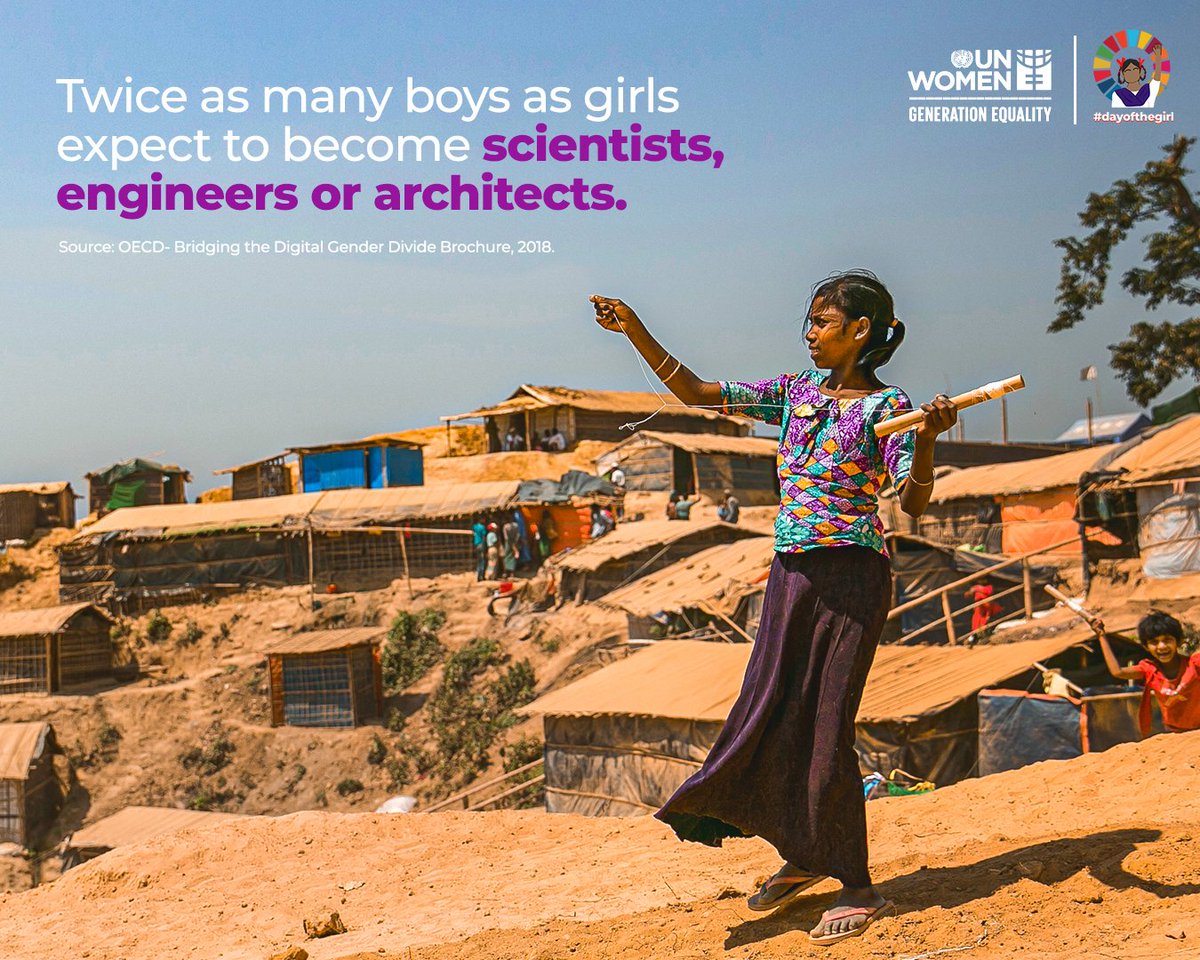 her_aspire's tweet photo. While the world navigated her choices, all she wanted was to be the engineer of her own life. 
This #DayOfTheGirl, let’s help bridge the digital gender divide and aim to empower girls as the technology leaders of tomorrow. 
@UN_Women @unwomenindia
#GenerationEquality #AFH https://t.co/CcsBEELtAS