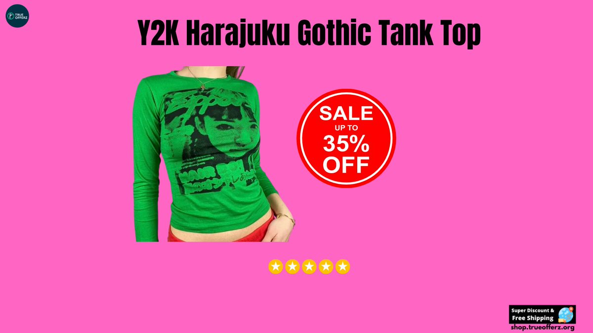 TrueofferzF's tweet photo. Y2K Harajuku Gothic Tank Top
Best Quality Tank Top for Women
35% off &amp; Worldwide Free Shipping
Offer Price:__ US $21.00

Visit link:-
https://t.co/vnYQJxkqww
#tops #tanktops #womentops #sportstop #tshirt #shirt #womenfashion 
#trueofferz #trueofferzfitness #trueofferusa https://t.co/vjkzaQpfb5