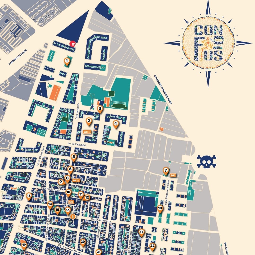 Octava edición de <a href="/conFusionFest/">conFusión</a> este fin de semana.
140 propuestas artísticas en 27 espacios del barrio de Benimaclet... ¡Busca la tuya! bit.ly/2YLer3D