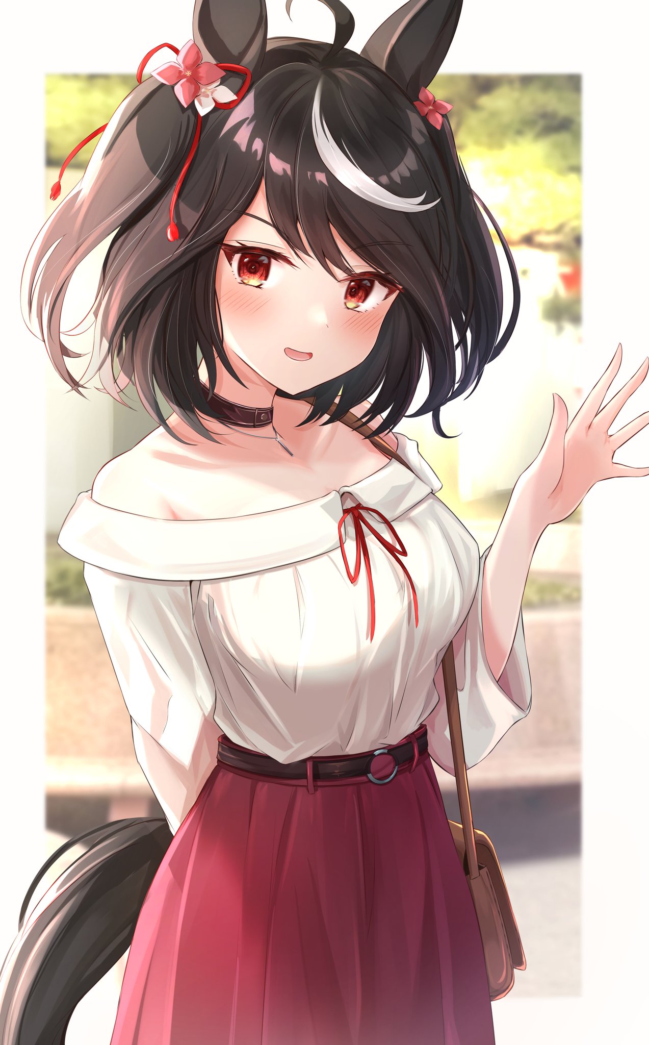 ウマ娘 お出かけ私服のキタサンブラック イラスト ウマ娘うまぴょいまとめ