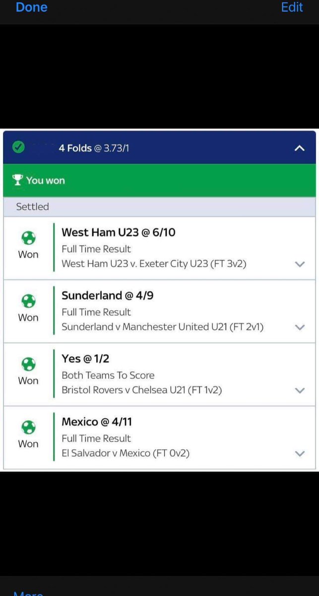 TheCornishTips1's tweet photo. Another winner last night @ 7/2! 💰💰 been a great week for us so far landing 3 winners in 4 days 🔥🔥 Looking good for the weekend 👌🏻 https://t.co/kBwrzcOPCg