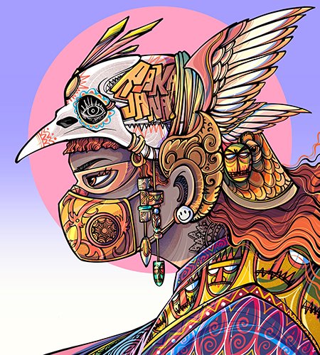 RakaJanas's tweet photo. Hi all, after Rangkong, Owl, Colibri. For next #1day1drop #MaskSeries : Bird Edition @opensea is

CENDRAWASIH, The Bird of Paradise 
https://t.co/OH6YqYSWBU
0.05 eth, 5/5

#nft #openseaNft https://t.co/TotxoQfiEN