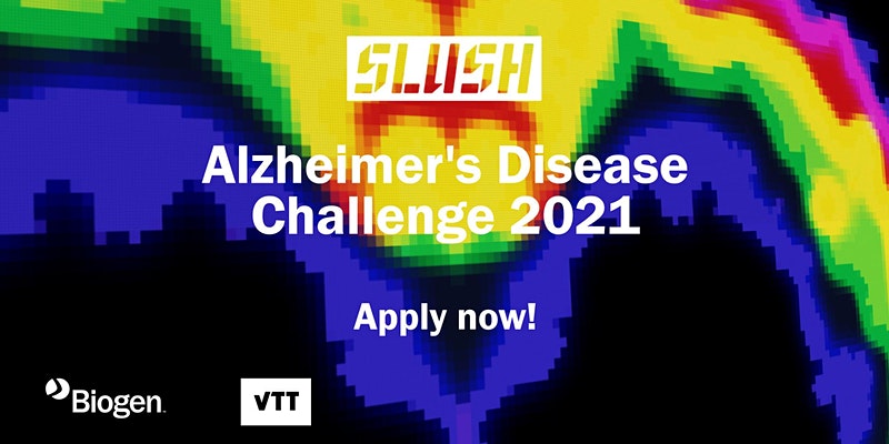 <a href="/biogen/">Biogen</a> &amp; <a href="/VTTFinland/">VTT</a> call start-ups to apply to Alzheimer's Disease Challenge at #slush21!🧠

➡Apply to the Alzheimer’s Disease Challenge by 31.10.2021

For more information:
➡ eventbrite.com/e/alzheimers-d…
#codedtoconnect