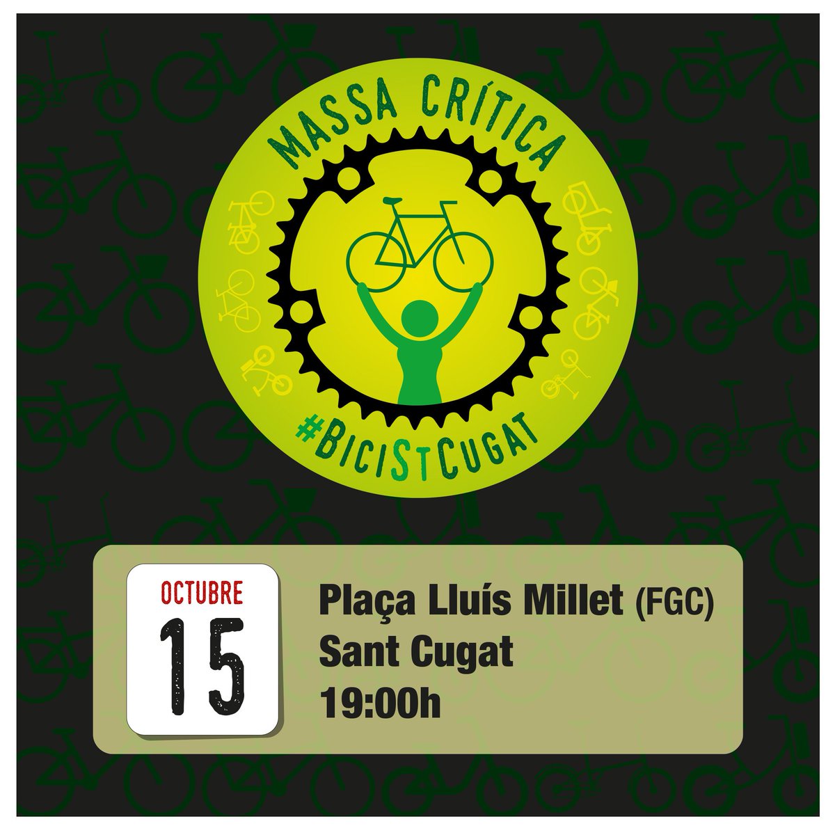 Bon dia Santcugatenques! Recordeu demà pedalejem!