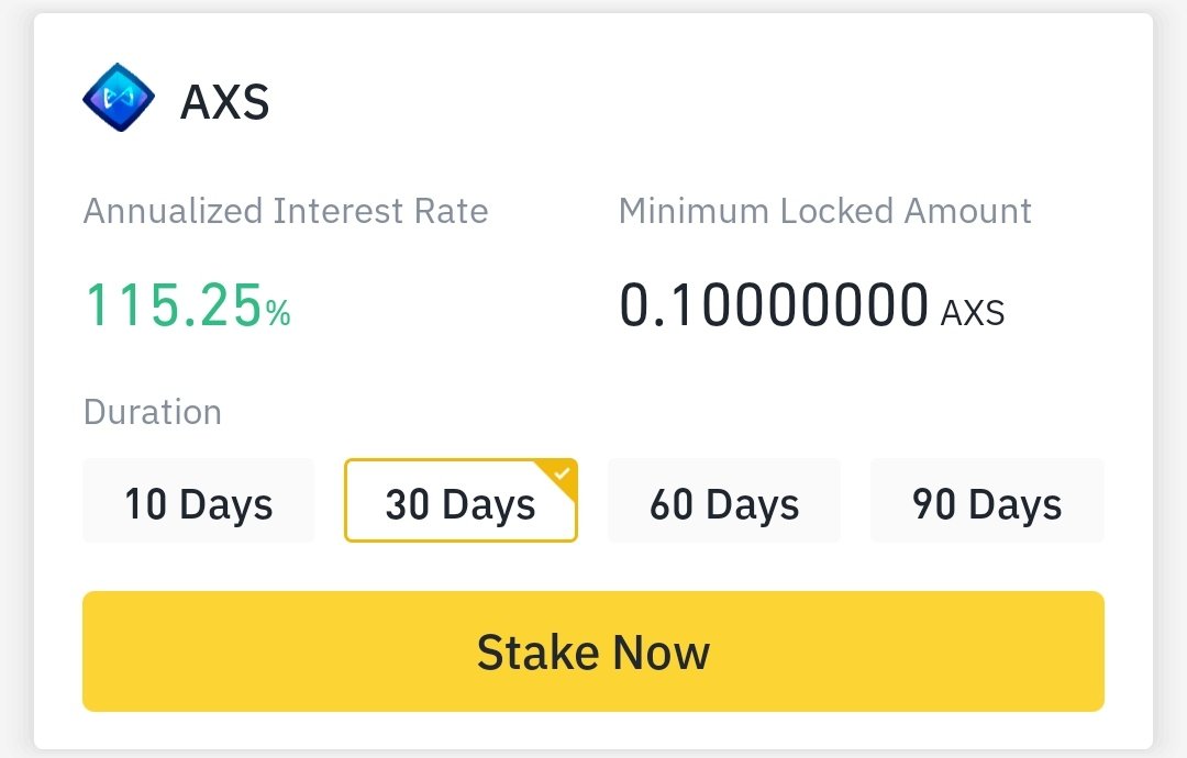 Paso 1: metes una parte de tus ahorros o una cantidad de la que puedas prescindir en AXS (<a href="/BinanceES/">Binance España</a> )

Paso 2: lo pones en stacking

Paso 3: repites ese proceso todos los meses, cada dos semanas, etc.

Resultado = $$$$
