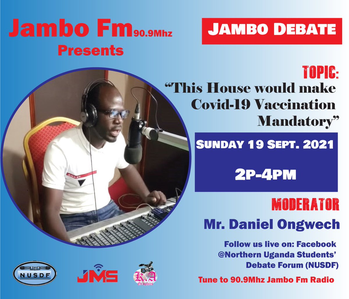 We brings you Hot Debate that affects the community every sunday from 2pm to 4pm in Jambo Fm 90.9