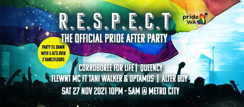 pridewa's tweet photo. Details of the Pride After Party are out now: https://t.co/hModIIxO1V https://t.co/BHhk0WZTB8