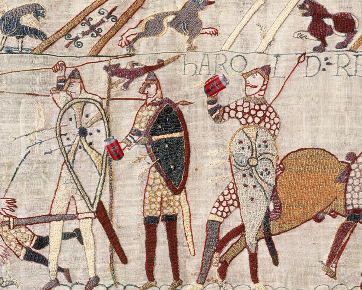 The #battleofhastings in 1066, fought between William the Conqueror and King Harold continued to be a historical hot topic.  Let's enjoy the freedoms that so many have sacrificed for us throughout history. 
Order here 👉👉👉ow.ly/baYC50Gjxw8

#veterans #drinkresponsibly