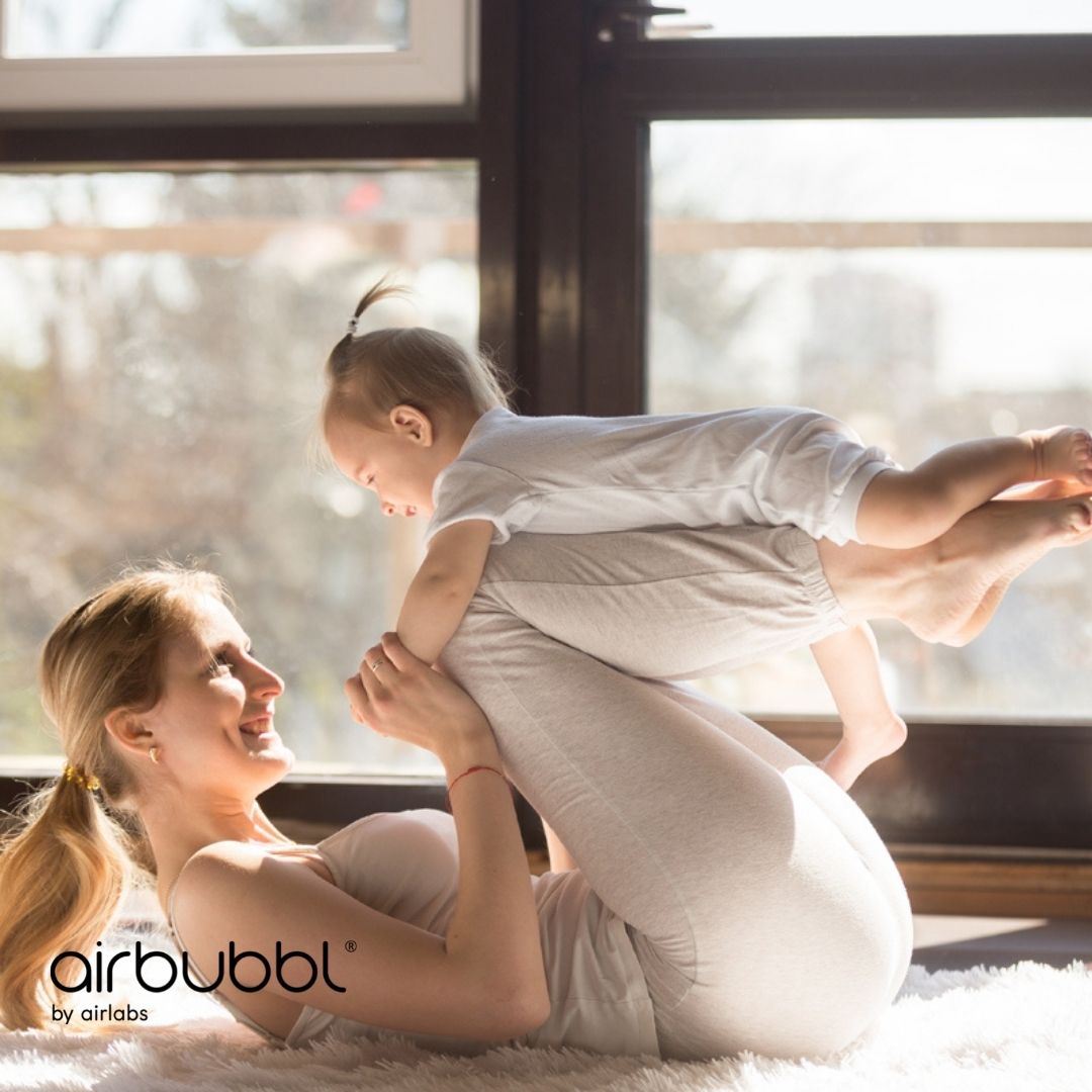 Children are more vulnerable to the risks of breathing polluted air than adults as their airways are small & still developing, and they breathe rapidly. The #AirBubbl removes more than 99% of airborne particle & gas pollution ➡️ bit.ly/airbubblconsum… #OurChildrensAir  #CleanAir