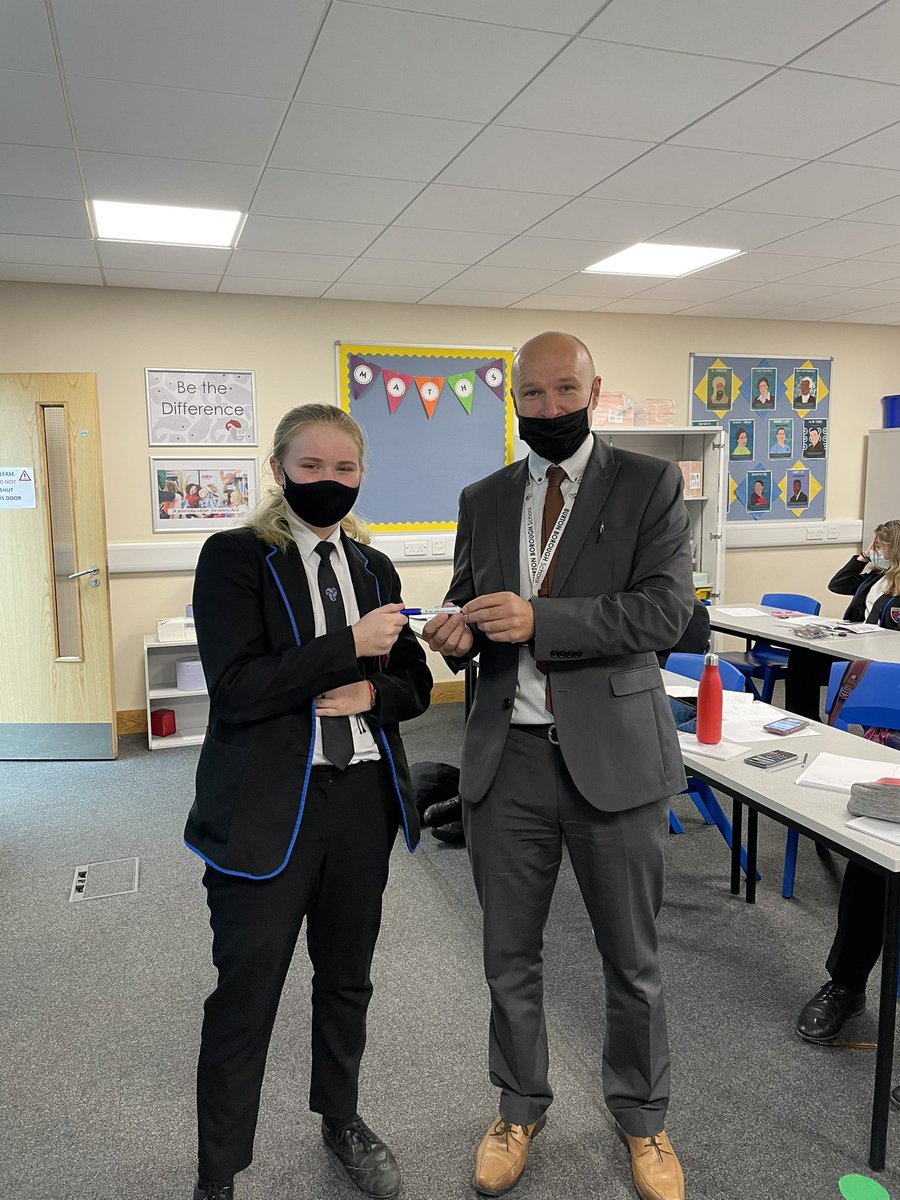Congratulations to this fantastically dedicated Year 11 who was awarded the coveted Maths pen of the week today!