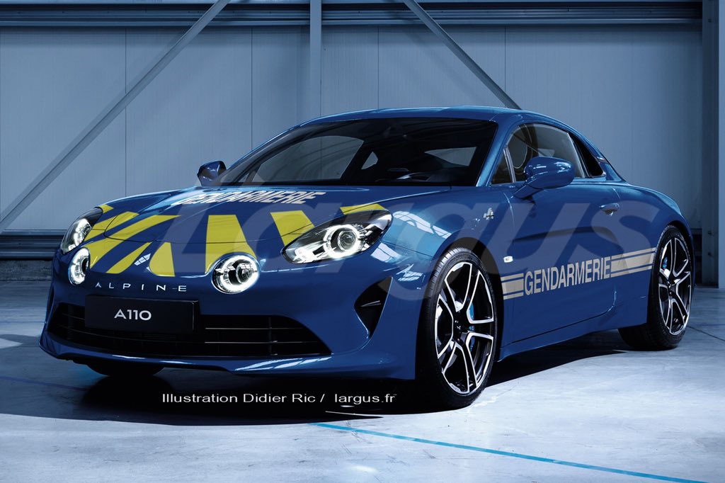 CerfiaFR's tweet image. 🇫🇷🚔 FLASH I La Gendarmerie nationale va désormais être équipée de 26 #Alpine A110. 
L’Alpine remplacera la #MeganeRS, et devra permettre de procéder à des #interventions rapides sur #autoroute, avec 250km/h en vitesse de pointe (d’origine). 

(BFM) #Gendarmerie