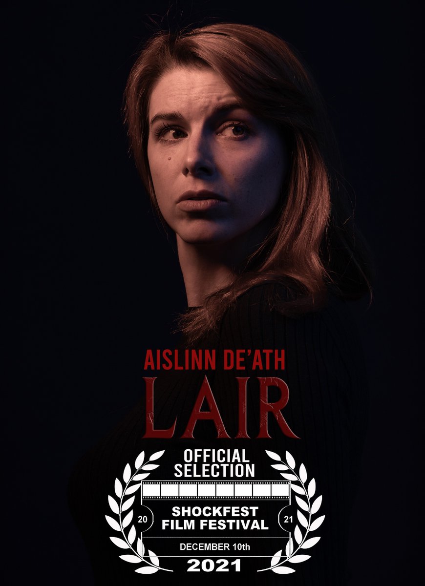 Shock Festival Official Selection! Boom 💥Thrilled for the Lair family and all they've achieved so far! ❤ 
@AislinnDeAth @AlanaWOfficial @coreyjohn17 @AdamEthanCrow @ShelleyAtkin 
#HorrorFilm #FeatureFilm #LGBTQ #ShockFest #FilmFestival2021 #Halloween