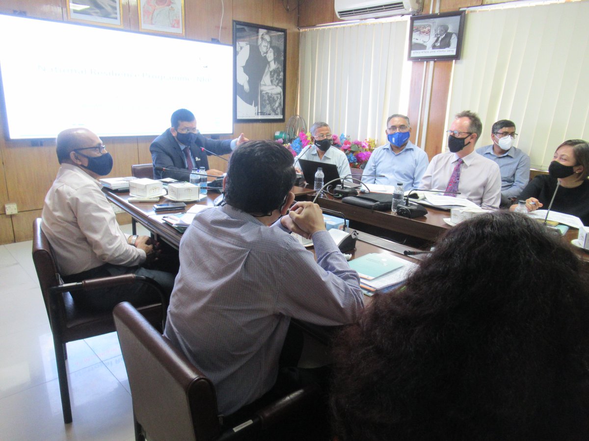 NRP_BD's tweet photo. Today the 4th Joint Programme Steering Committee Meeting (JPSC) of NRP was held and chaired by the Honourable Secretary, Mr. Md. Mohsin, Ministry of Disaster Management and Relief (MODMR).@UKinBangladesh @SwedeninBD @FCDOGovUK @Sida @UNDP_BD @UNOPS @UN_Women @NayokaMartinez https://t.co/seX5Tgnxlr