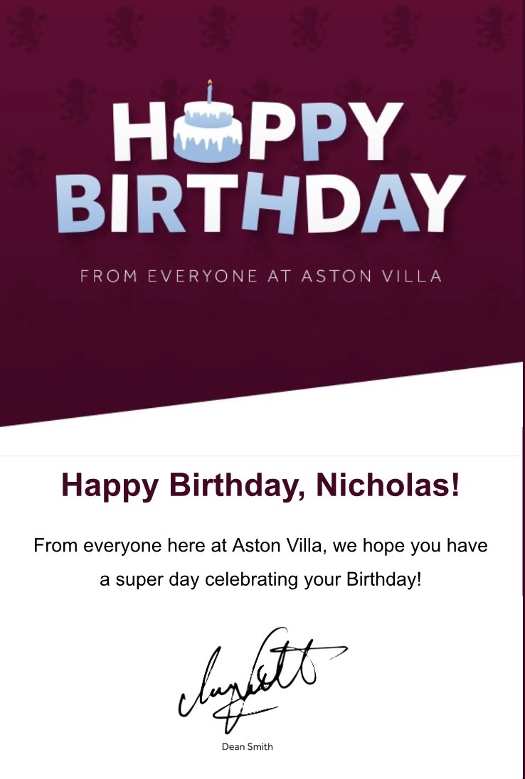 Always good to hear from the club with then a 10% discount at the club shop  - 🤣 UTV