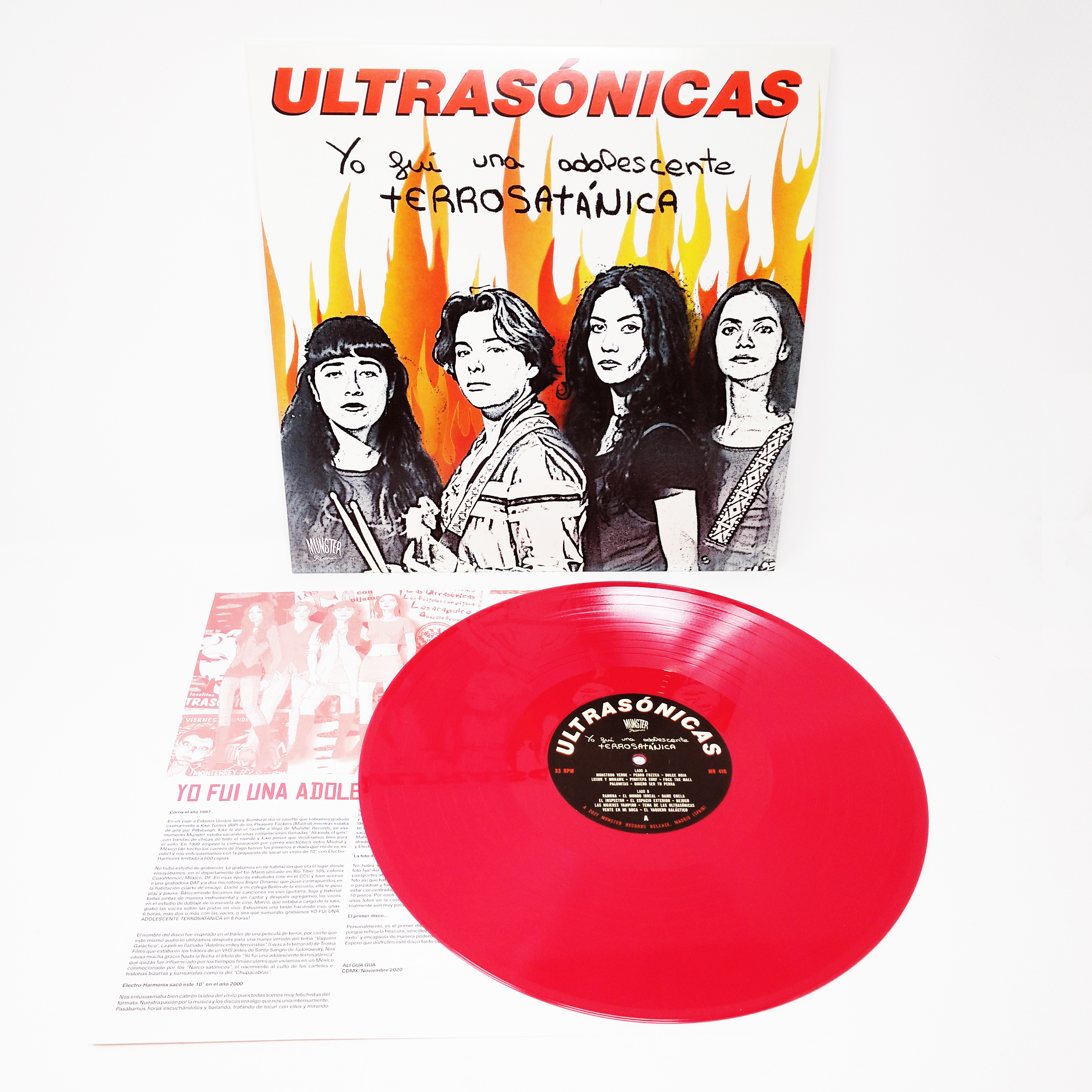 Munster Records on Twitter: "Reedición de las grabaciones de las  Ultrasónicas, una banda clásica del underground rockero mexicano de los 90  con influencias rock and roll, garage, surf y punk, junto al