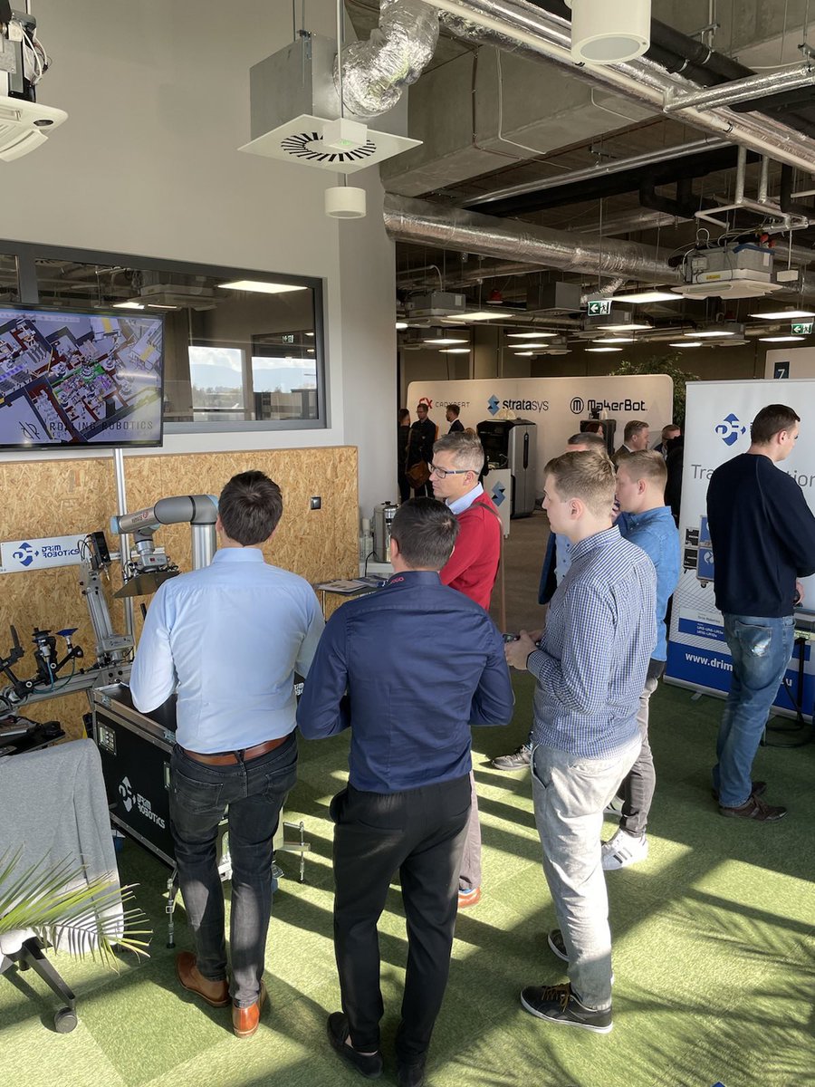 Drim_Robotics's tweet image. #IOT2021
Today is the day!
A lot of interest about our solution: digital twin, #Respiro mounted on fixture to free it from channels, cables and external air supply!
Write to drimrobotics@drimrobotics.eu for more information.
There will be more updates