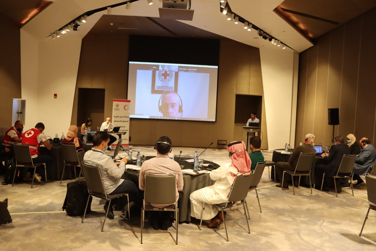 Hismail_'s tweet photo. Regional Safer Access Framework #SAF workshop on operational #security management with MENA national societies to strengthen capacities and share rich experiences from different contexts
#RCRC #Jordan #Lebanon #Egypyt #Bahrain #Yemen #Iraq #Kuwat #Qatar #KSA #Libya https://t.co/PkIGxsF9zf