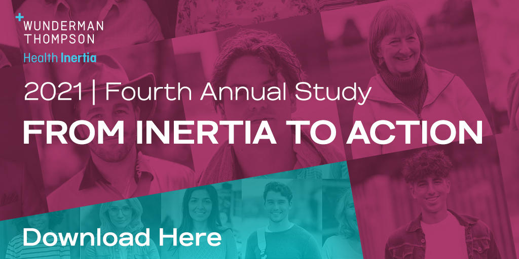 vml_global's tweet photo. Wunderman Thompson Health’s fourth edition of their Health Inertia Report, ‘From Inertia to Action: New Avenues to Personal Connection’ examines the biases and factors that keep people from making better healthcare decisions: https://t.co/ymI6b6B7om 
.
#WunThompson #Health #Data https://t.co/IhJSYf48Hb