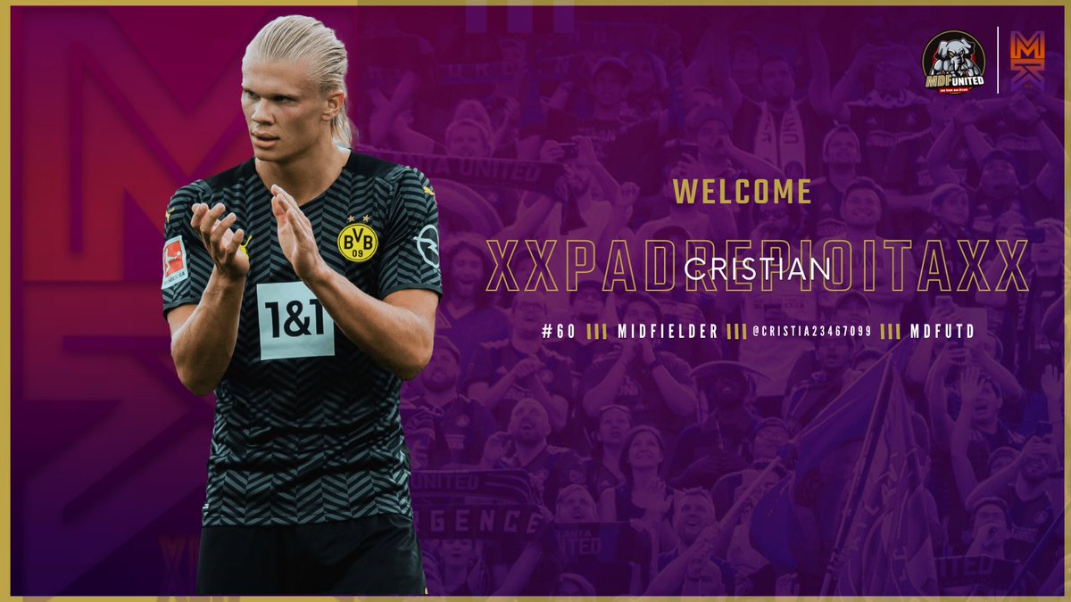 ⚫️ 𝗕𝗘𝗡𝗩𝗘𝗡𝗨𝗧𝗢 𝗖𝗥𝗜𝗦𝗧𝗜𝗔𝗡 🔴

 @Cristia23467099 è un nuovo player degli MDF United! 
💪🏻 Benvenuto, Cristian! 👋🏻

@Cristia23467099 is a new MDF United player! 🤝 Welcome, Cristian! 🤩

#OneTeamOneDream #GoMDF #MalatiDiFifa #DaiCheLoFacciamo