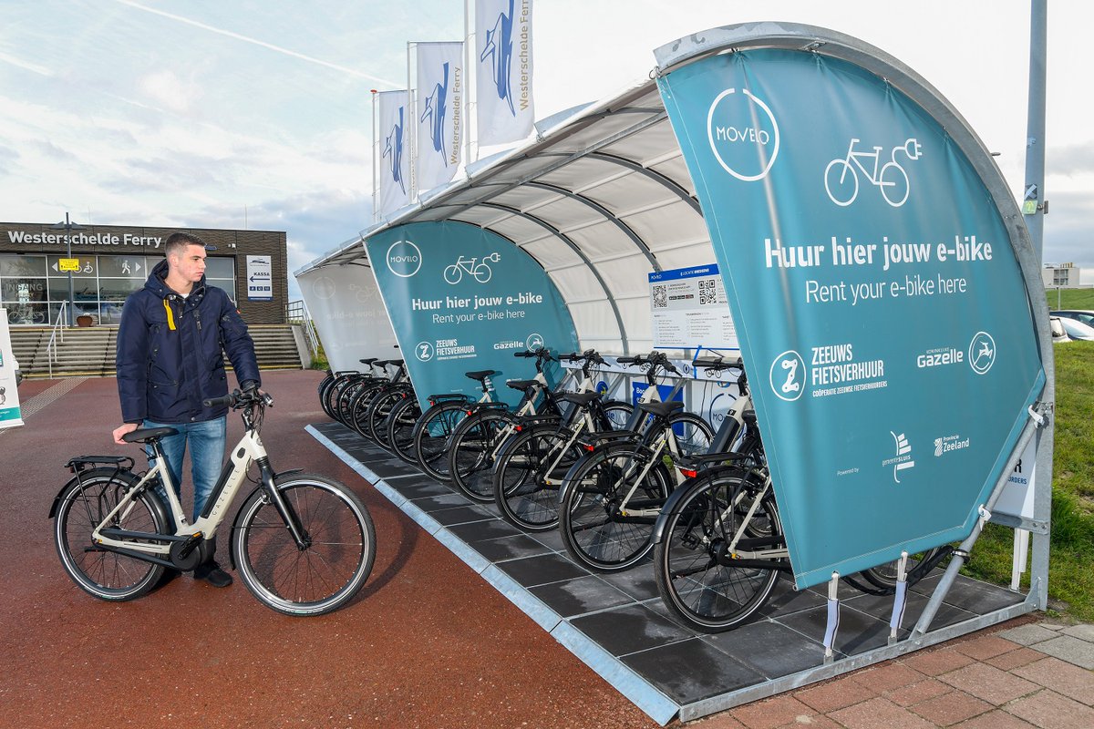 Netwerk van hubs met Gazelle e-bikes aan Zeeuwse kust dlvr.it/S9Xjx0